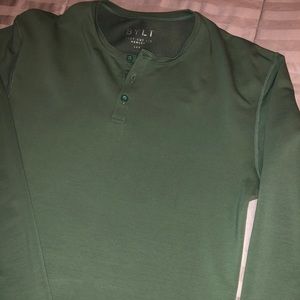 BYLT Basics Drop Cut Long Sleeve Henley